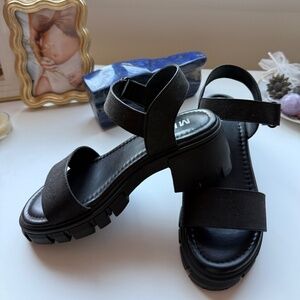 MIA Black Platform Sandals